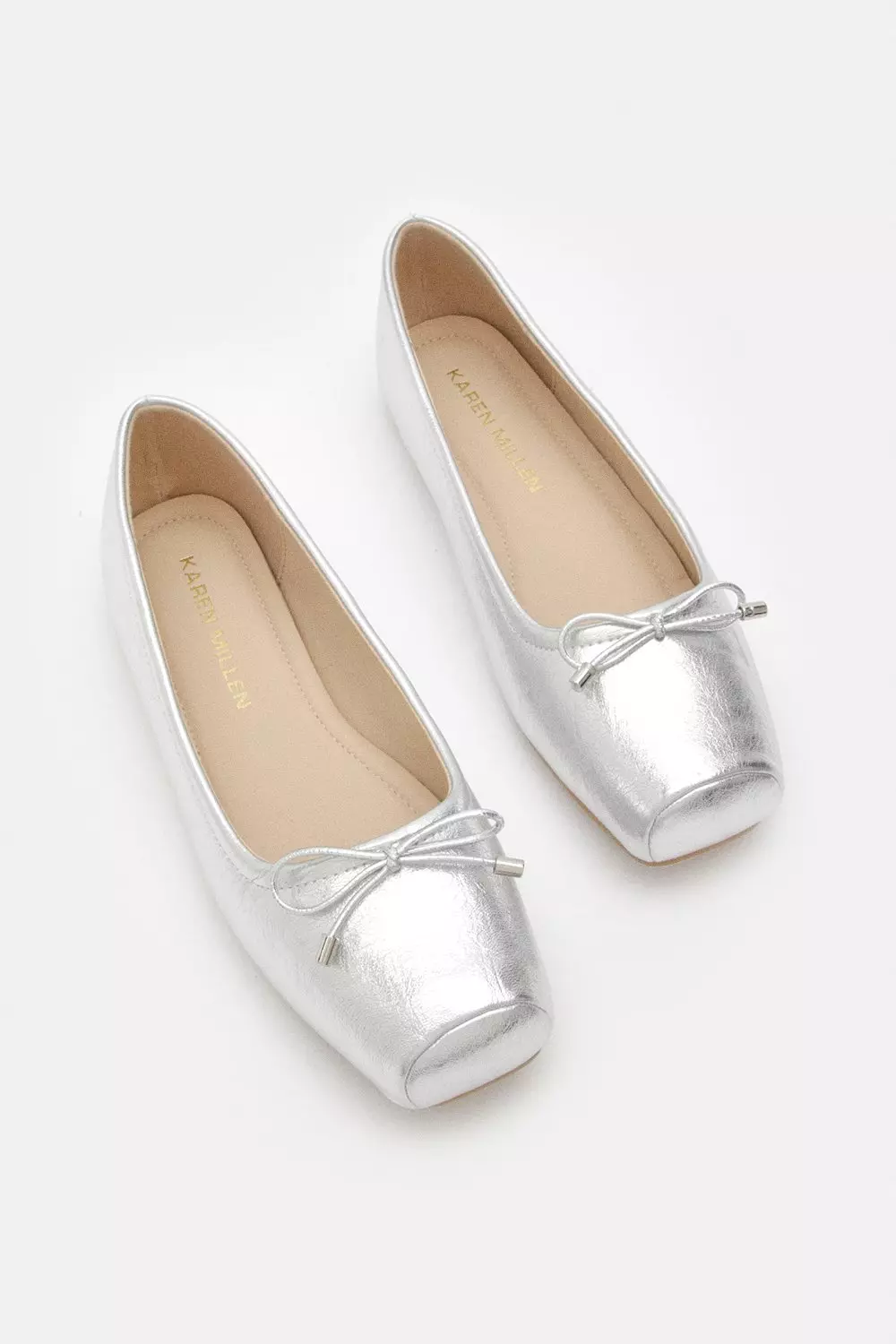 Tweed ballet flat Black Mae | AGL