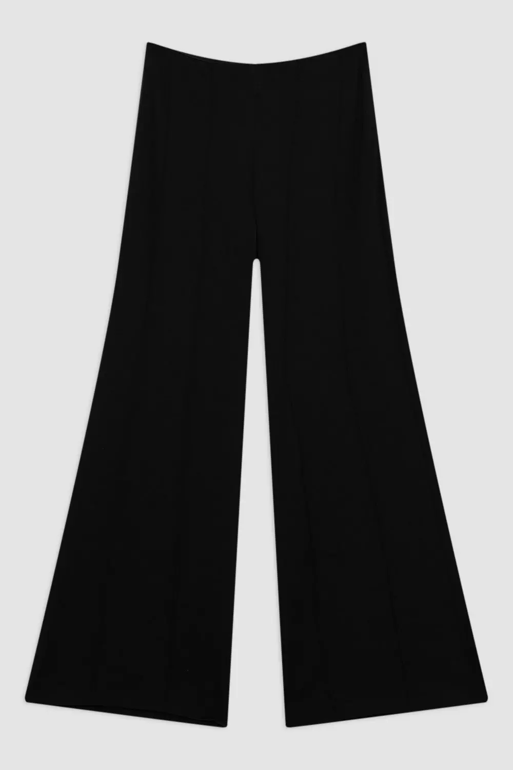 Black Petite Tailored Ponte Slim Flare Leg Pants alternative image