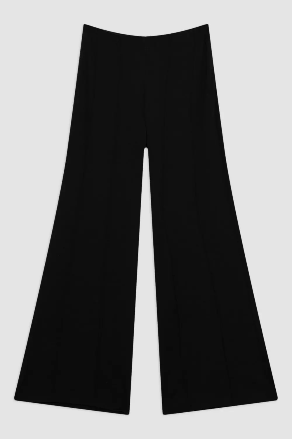 Black Tailored Ponte Slim Flare Leg Trousers alternative image
