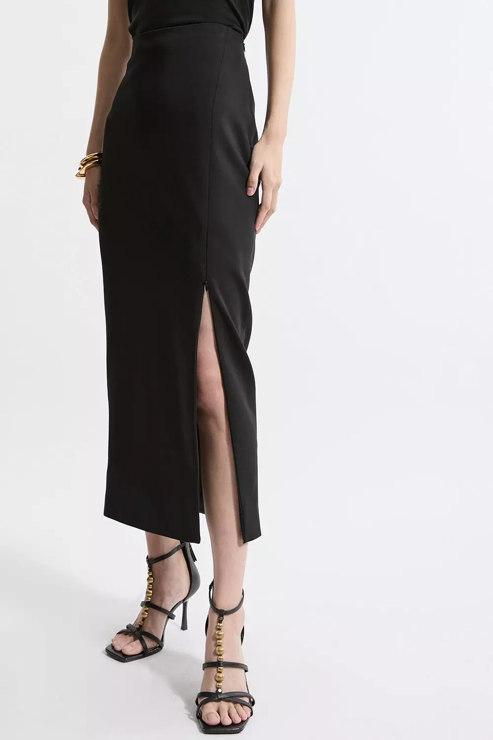 Karen Millen Women s Petite Tailored Maxi Skirt