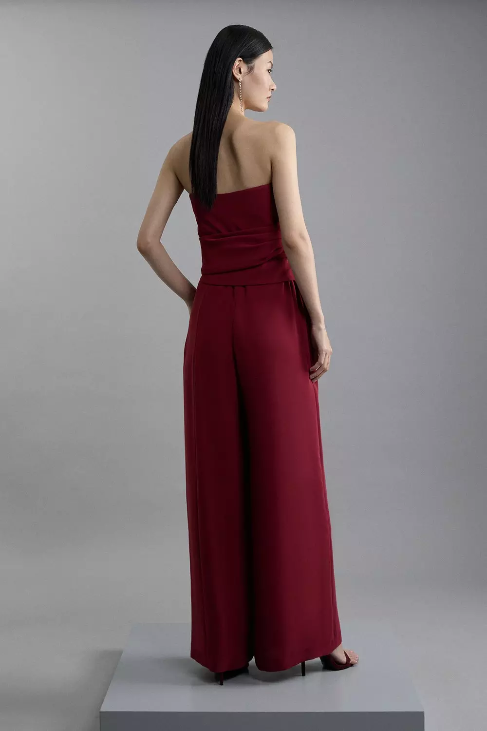 Karen millen red jumpsuit online