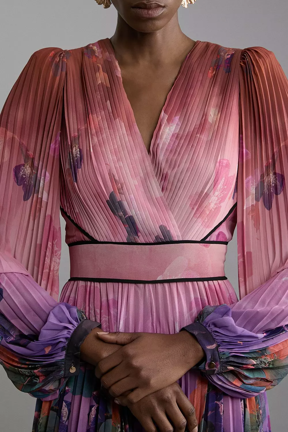 Karen millen lilac dress hotsell