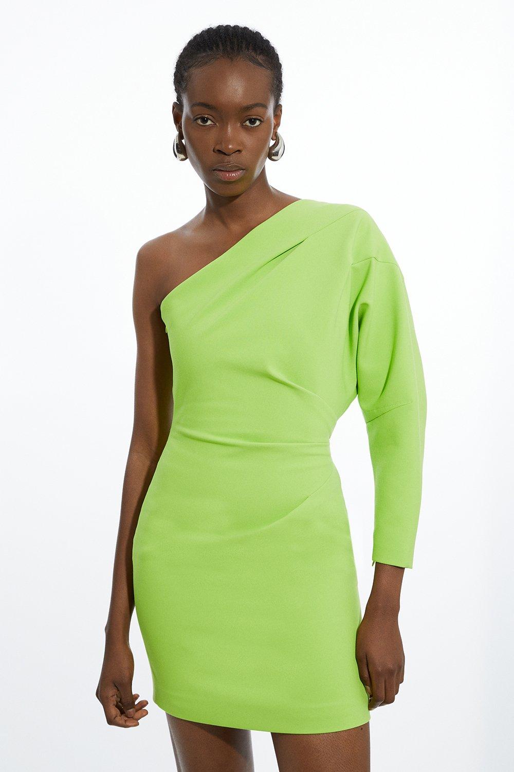 Lime green casual dress deals