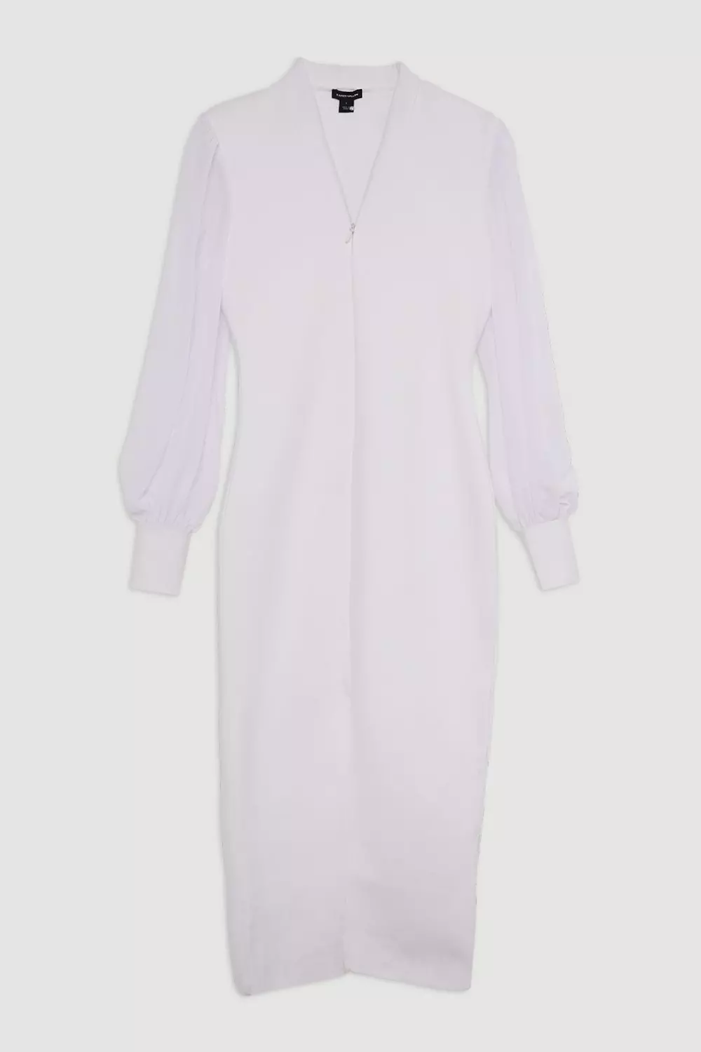 【Karen Millen】Bandage Zip Detail シフォン ニット DRESS Karen Millen】Bandage Zip Detail シフォン ニット DRESS