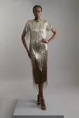 Embellished And Beaded Tassel Woven Maxi Dress | Karen Millen Embellished And Beaded Tassel Woven Maxi Dress | Karen Millen