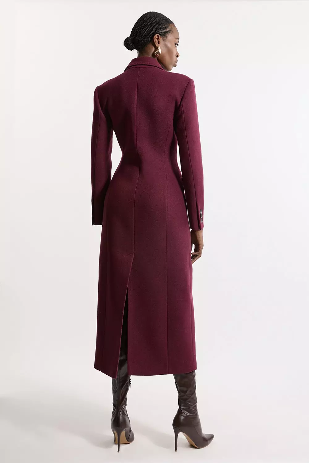 Karen Long Wool newest Coat