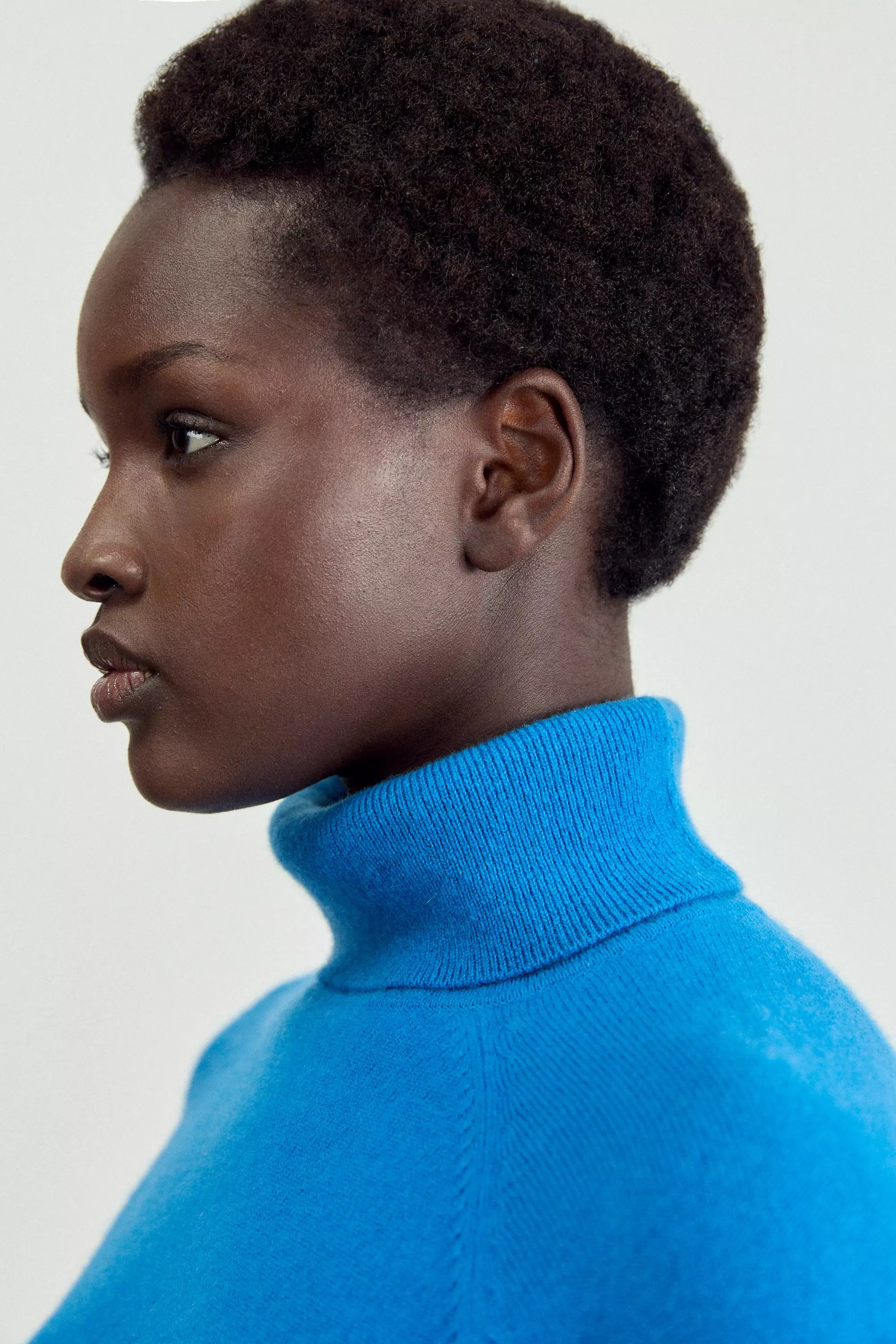 Blue The Founder Cashmere Roll Neck Jumper  alternative image