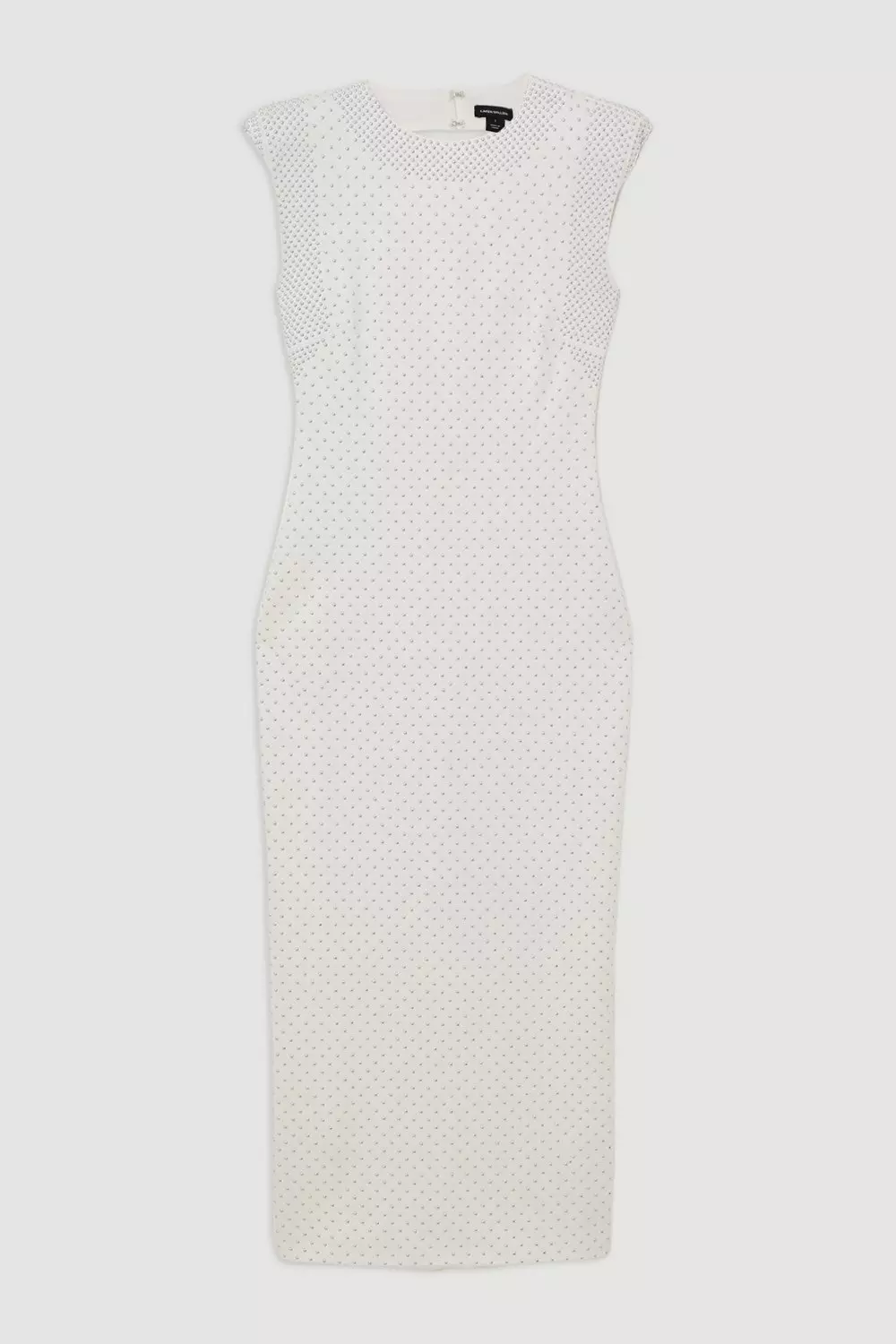 【Karen Millen】日本未入荷！ Studded Ponte Jersey Midi Dress Studded Ponte Jersey Midi Dress | Karen Millen