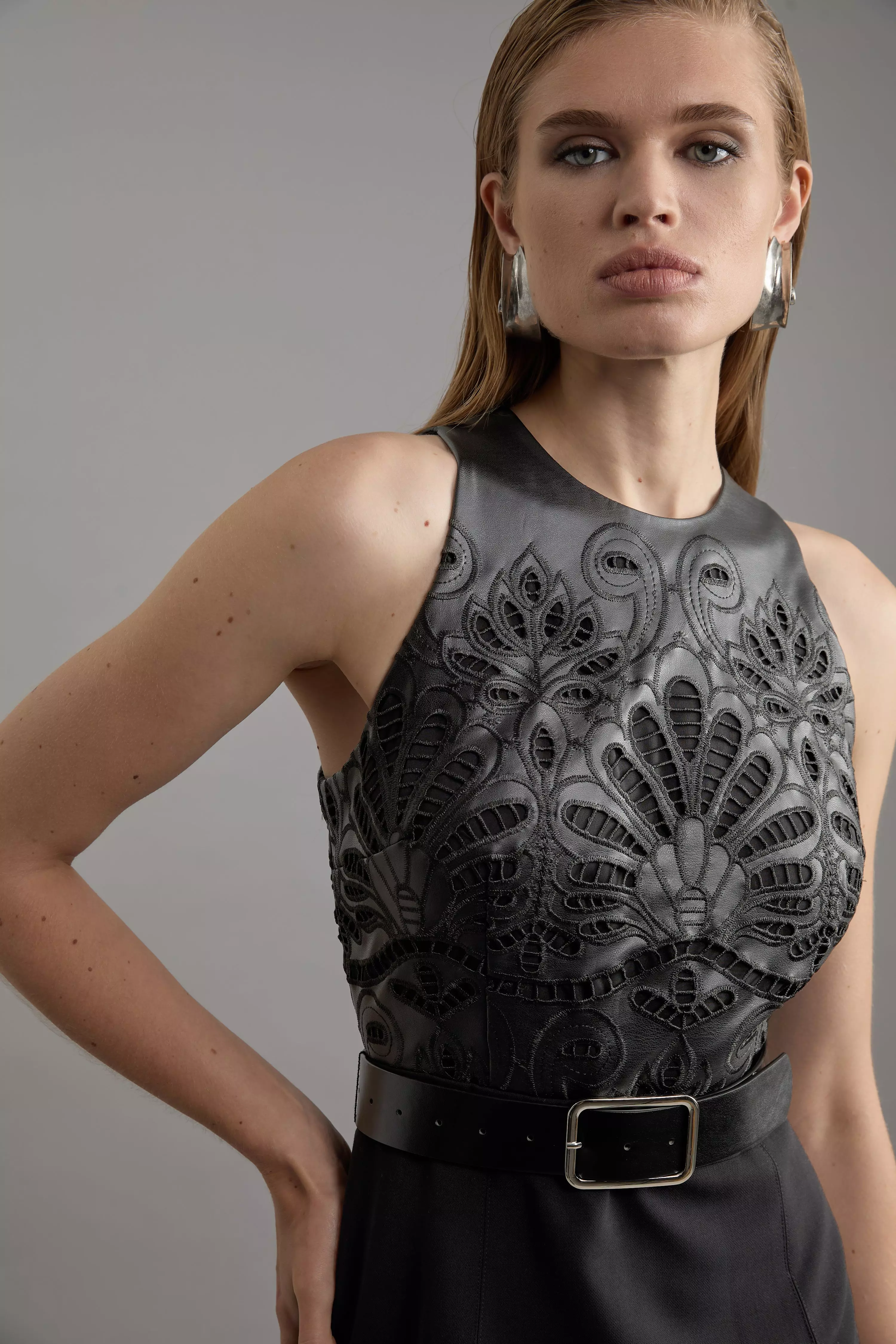 KAREN MILLEN☆Cutwork Embroidery Midi ワンピース 2色【UK発】 bkk17947_neutral_xl?pdp.template