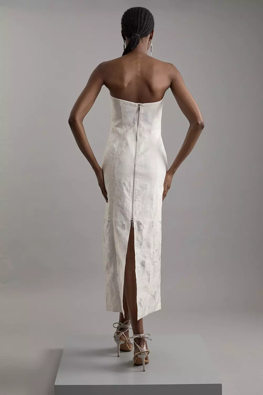 パーティードレス Draped Buckle Midi Dress Zimmermann Draped bow midi dress | The Fashion Square