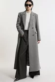 Italian Wool Mix Maxi Double Breasted Tailored Coat | Karen Italian Wool Mix Maxi Double Breasted Tailored Coat | Karen
