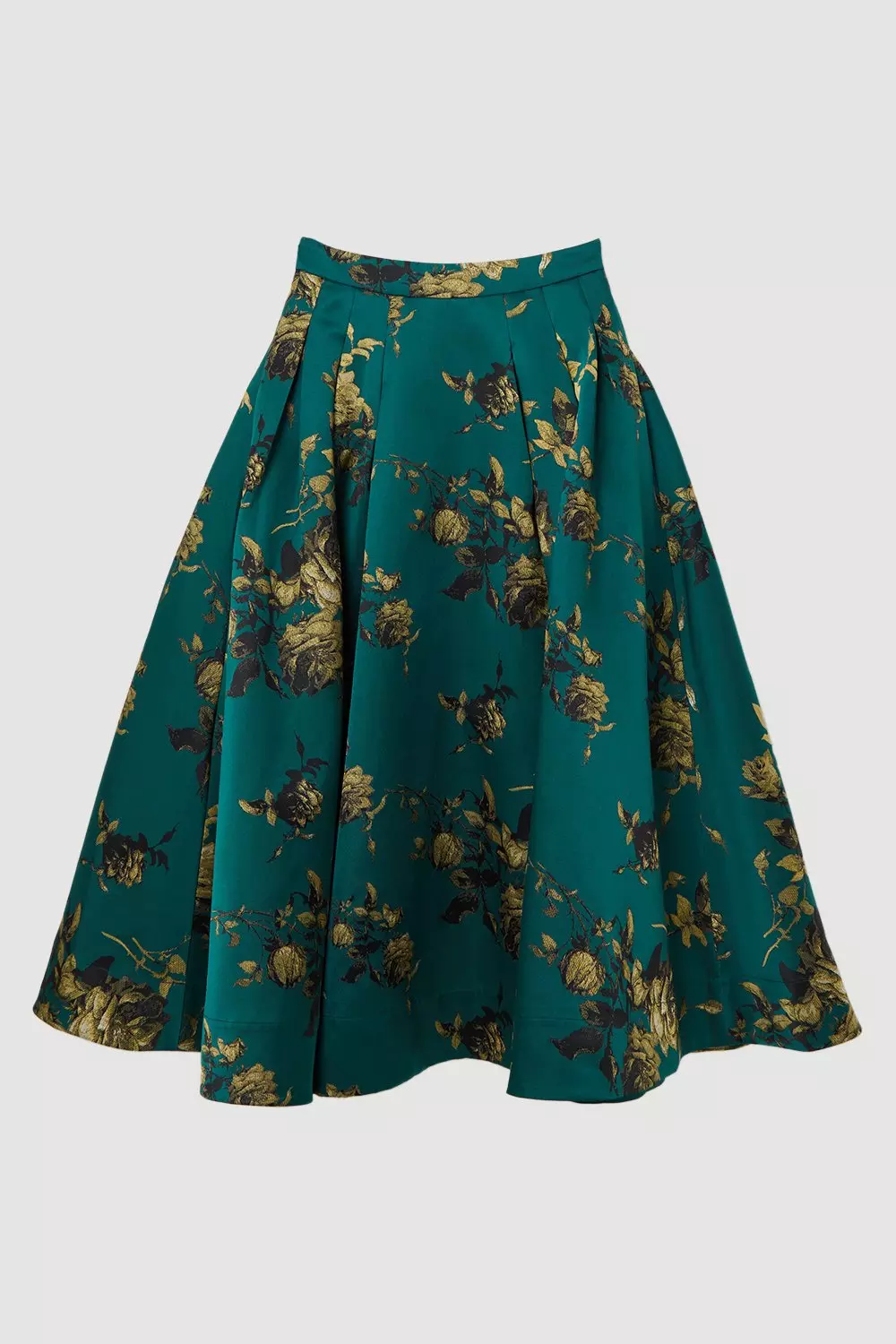 Floral Print Woven Midi Skirt Karen Millen