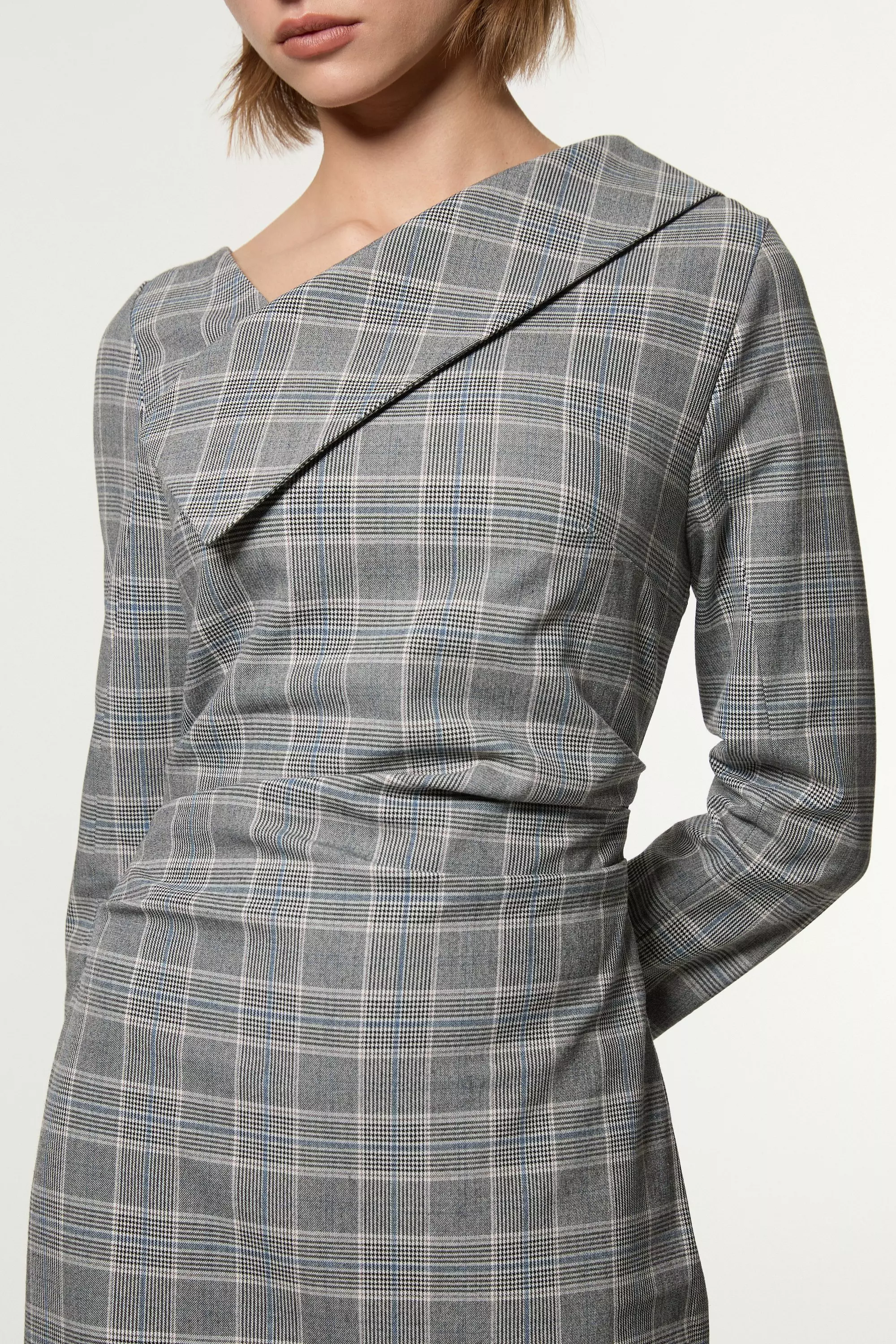 Karen millen checked tailored dress best sale