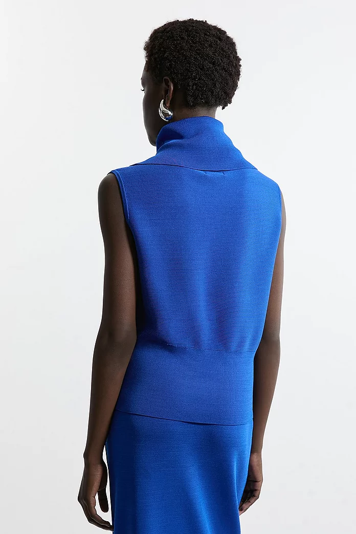 Polished Slinky Knit Turtleneck Top | Karen Millen Polished Slinky Knit Turtleneck Top | Karen Millen