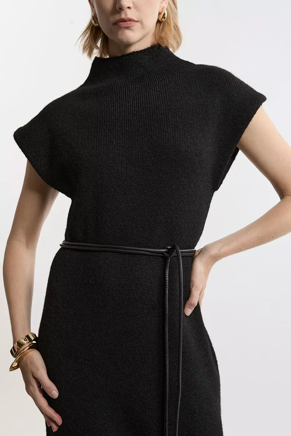 セオリー New Wooly Knit Karenia Belted ニット S STANDOUT SWEATERS | WOMEN（レディース）｜Theory 公式通販サイト