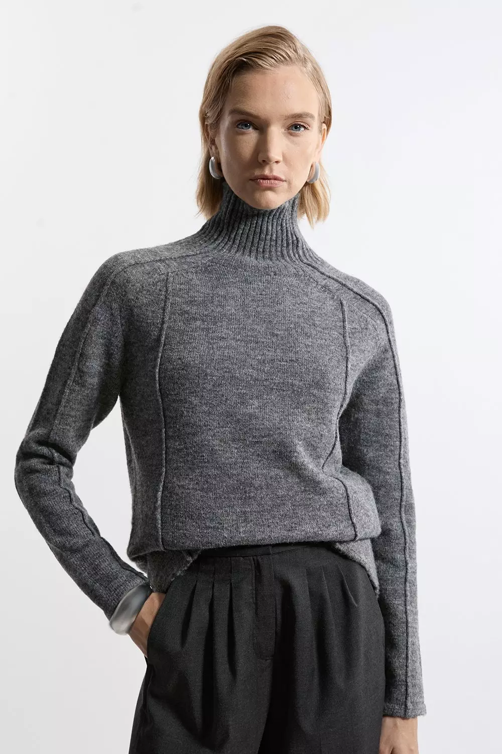 Karen millen grey jumper deals