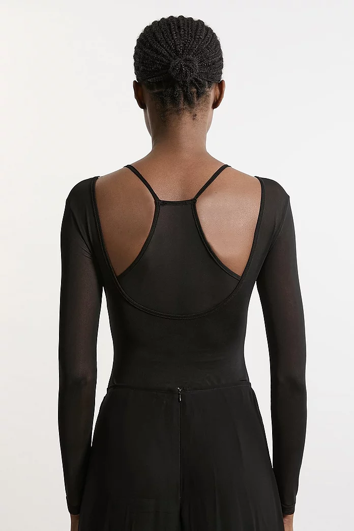 Double Layered Mesh Bodysuit | Karen Millen Double Layered Mesh Bodysuit | Karen Millen