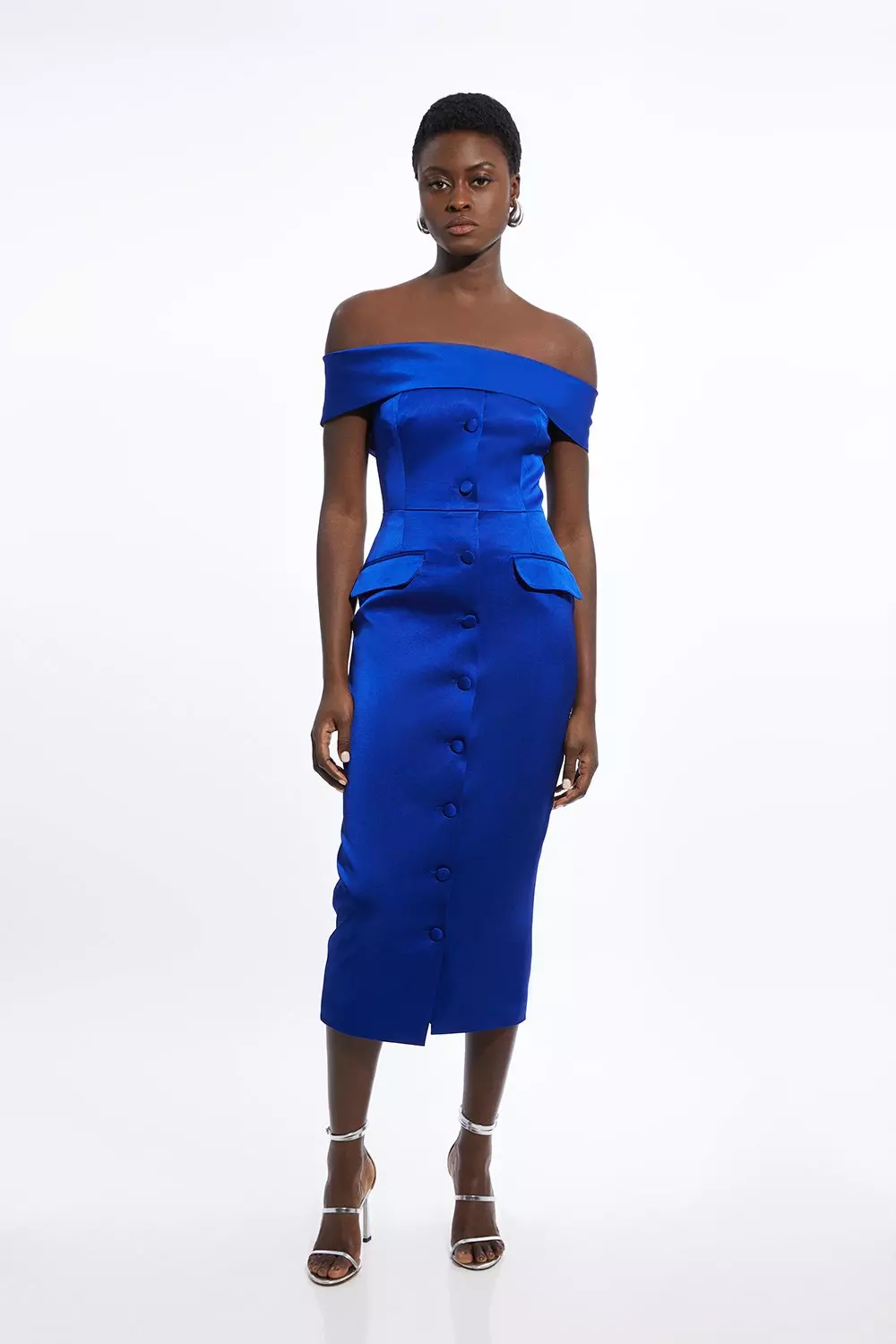 Petite cobalt blue dress best sale