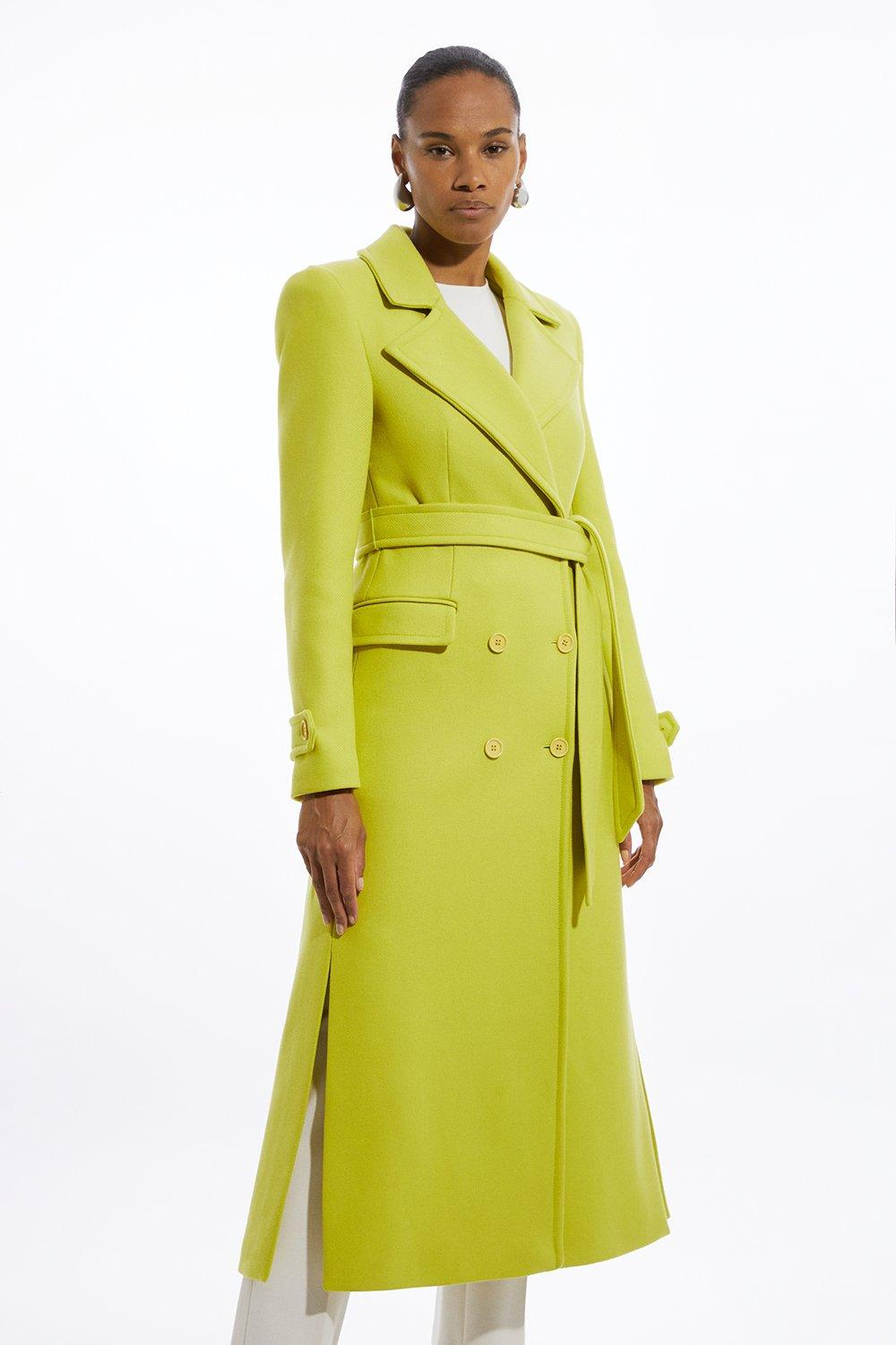 Green Coats Dark Olive Green Coats Karen Millen