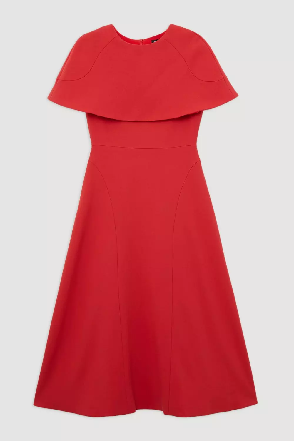 ◆Karen Millen◆スクエアネックフルスカートドレス KAREN MILLEN* スクエアネック フルスカート ミディドレス