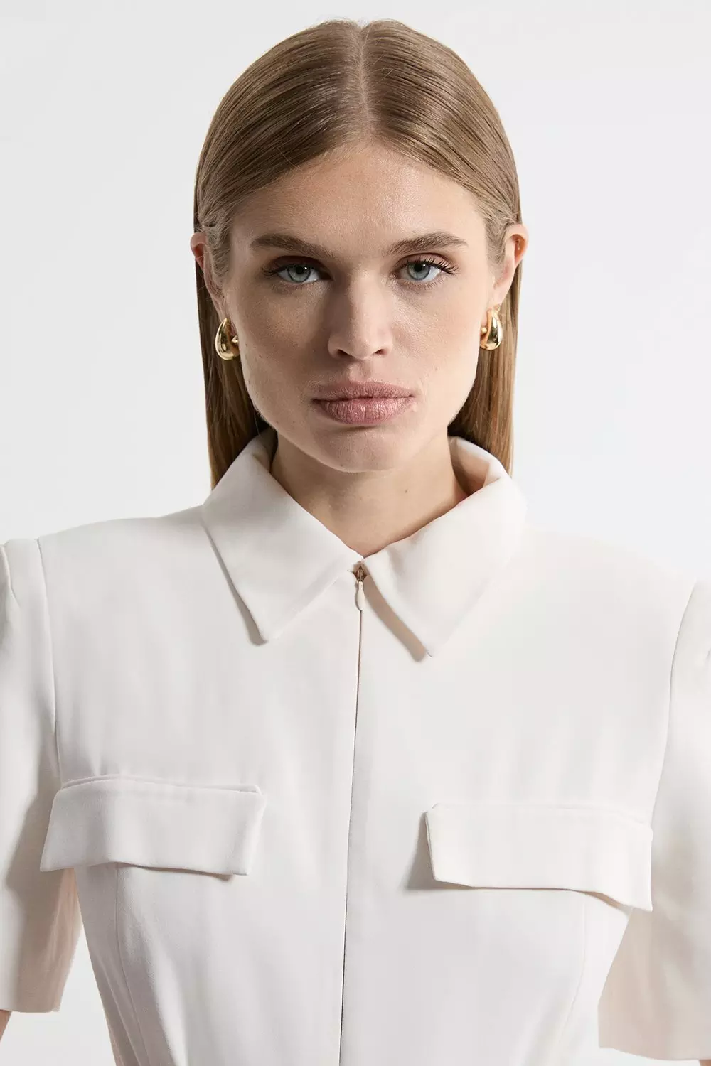 KAREN MILLEN ロングコート ビジュー デニム ブレザー 長袖 KAREN MILLEN ロングコート ビジュー デニム ブレザー 長袖