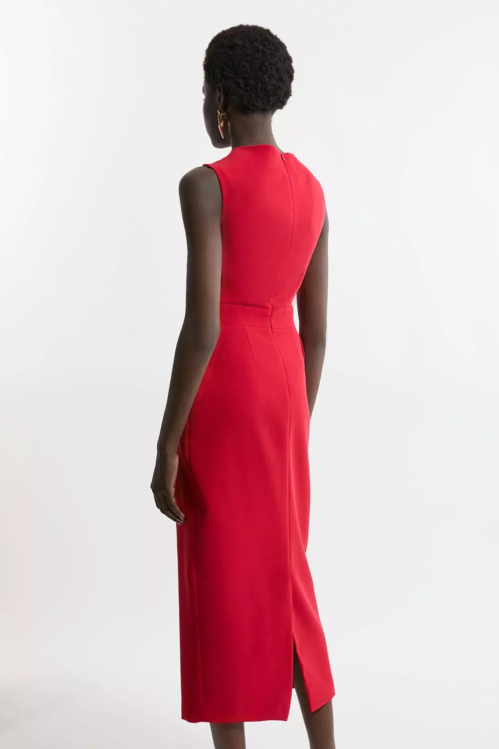 Maxi dress with ribbons on the shoulders :: LICHI - Online