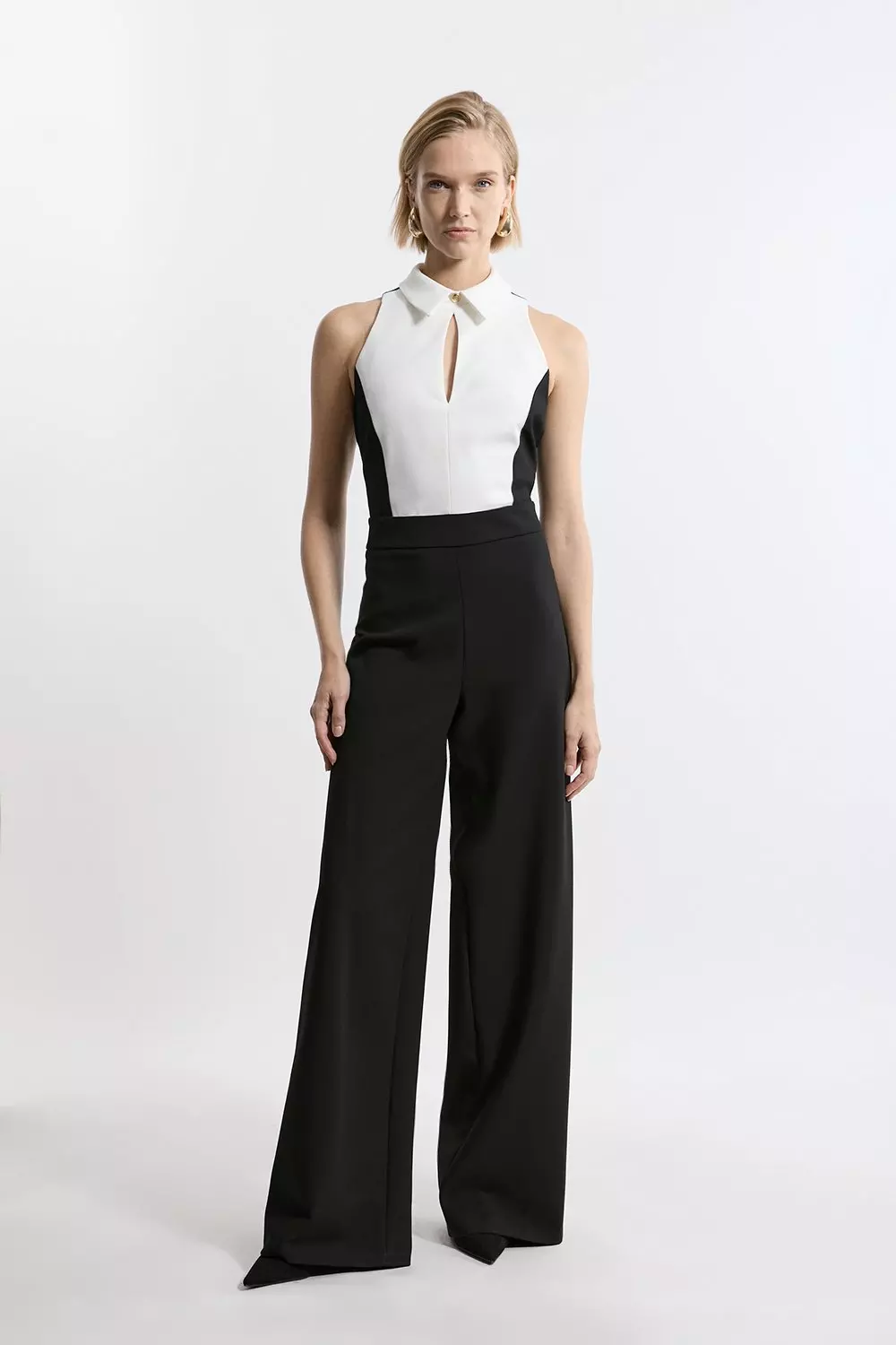 Karen millen jumpsuit white sales