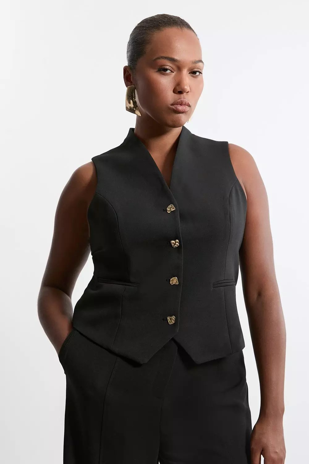 Plus size womens waistcoats store