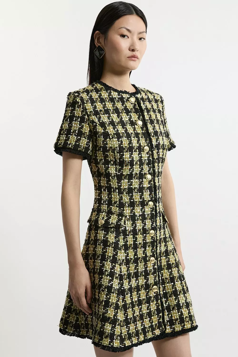 Mサイズ andmary Karen check mini dress ⑧ andmary on X: 