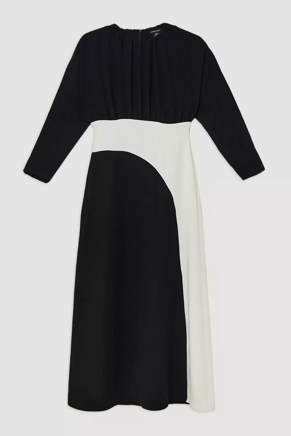 Soft Tailored Long Sleeve Maxi Dress | Karen Millen