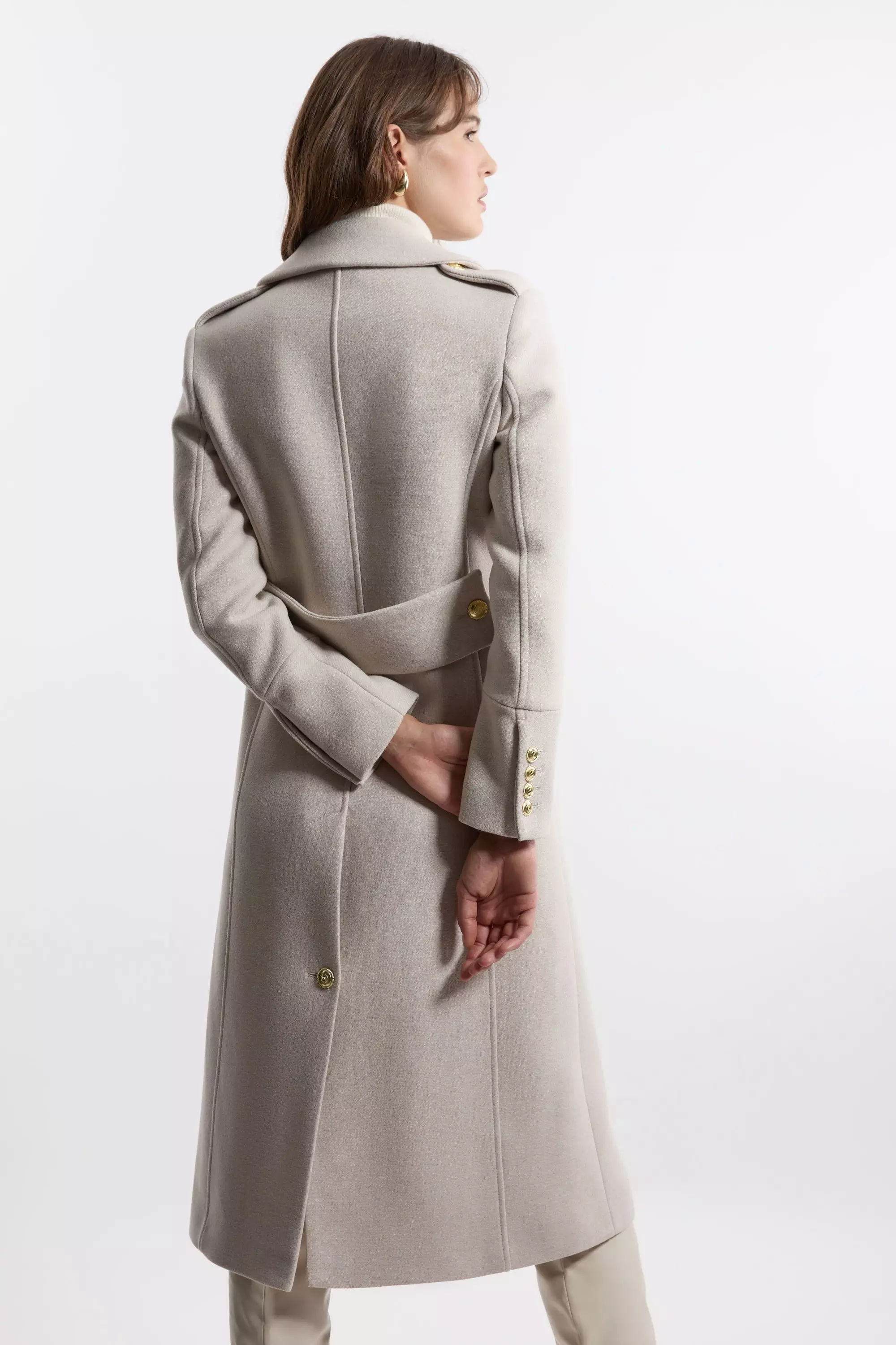 KAREN MILLEN プレミアムイタリアンマンテコウール ミディコート bkk21849_oatmeal_xl?$