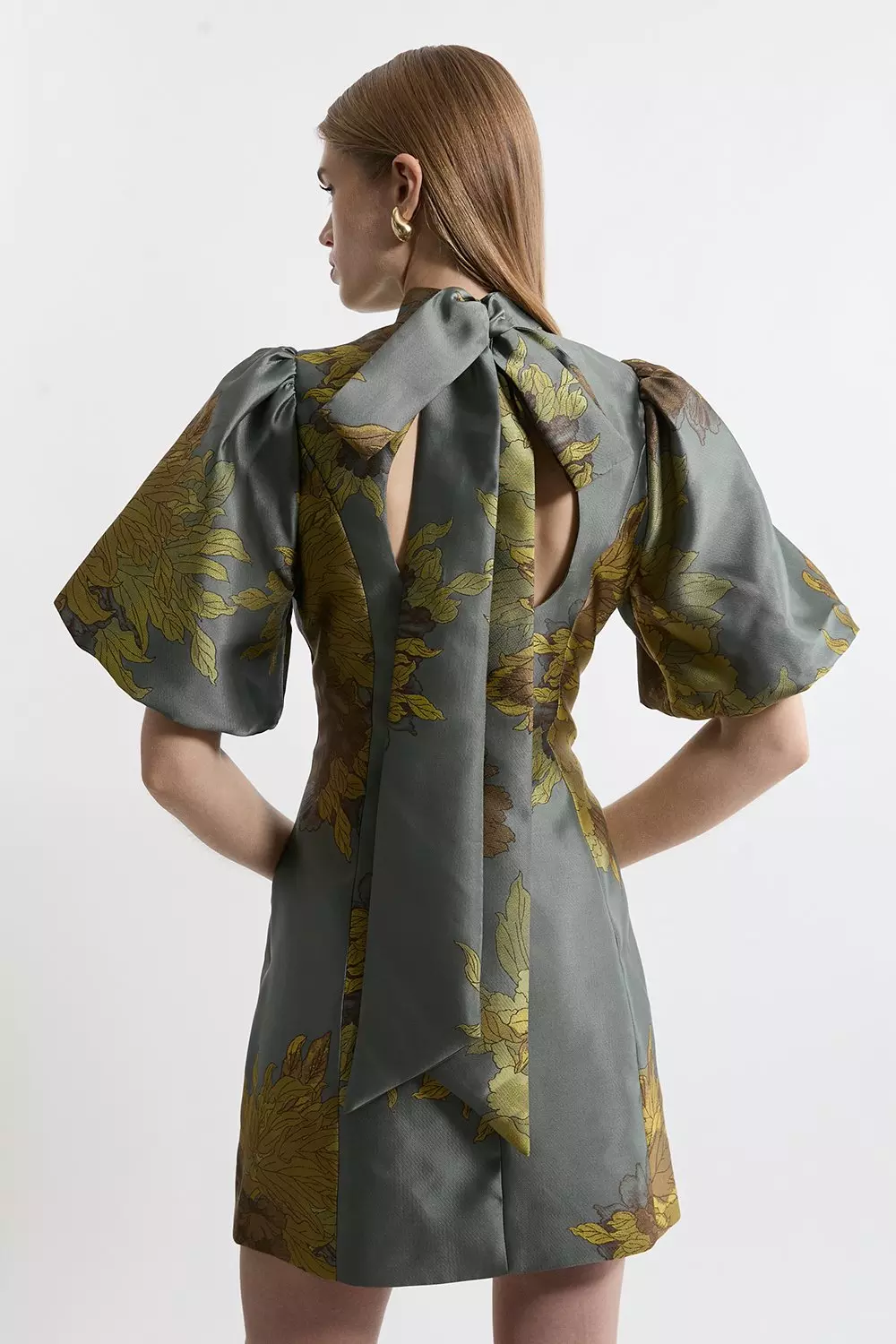 Missguided jacquard dress best sale