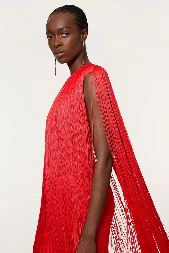 Petite Figure Form Bandage Knit V Neck Fringe Mini Dress Petite Figure Form Bandage Knit V Neck Fringe Mini Dress