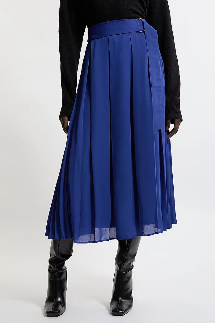 Tall Georgette Woven Pleated Maxi Skirt | Karen Millen Tall Georgette Woven Pleated Maxi Skirt | Karen Millen