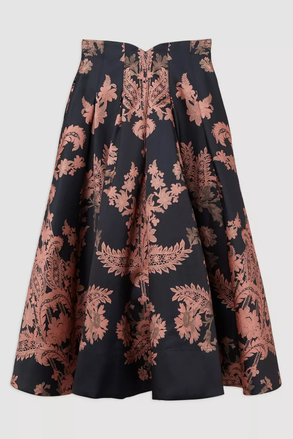 Jacquard Woven Floral Maxi Skirt | Karen Millen