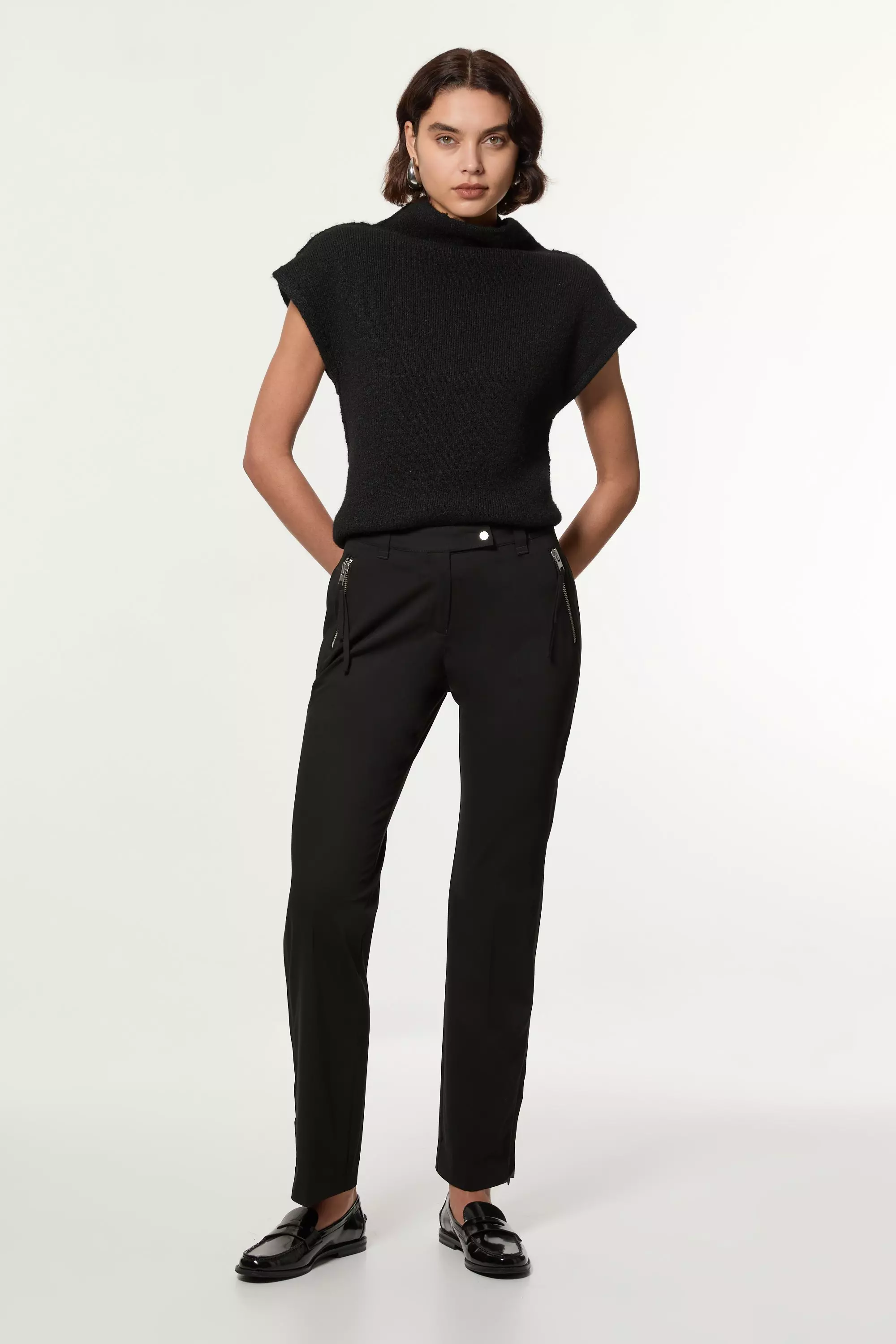 Tailored Viscose Zip Detail Set alternative image