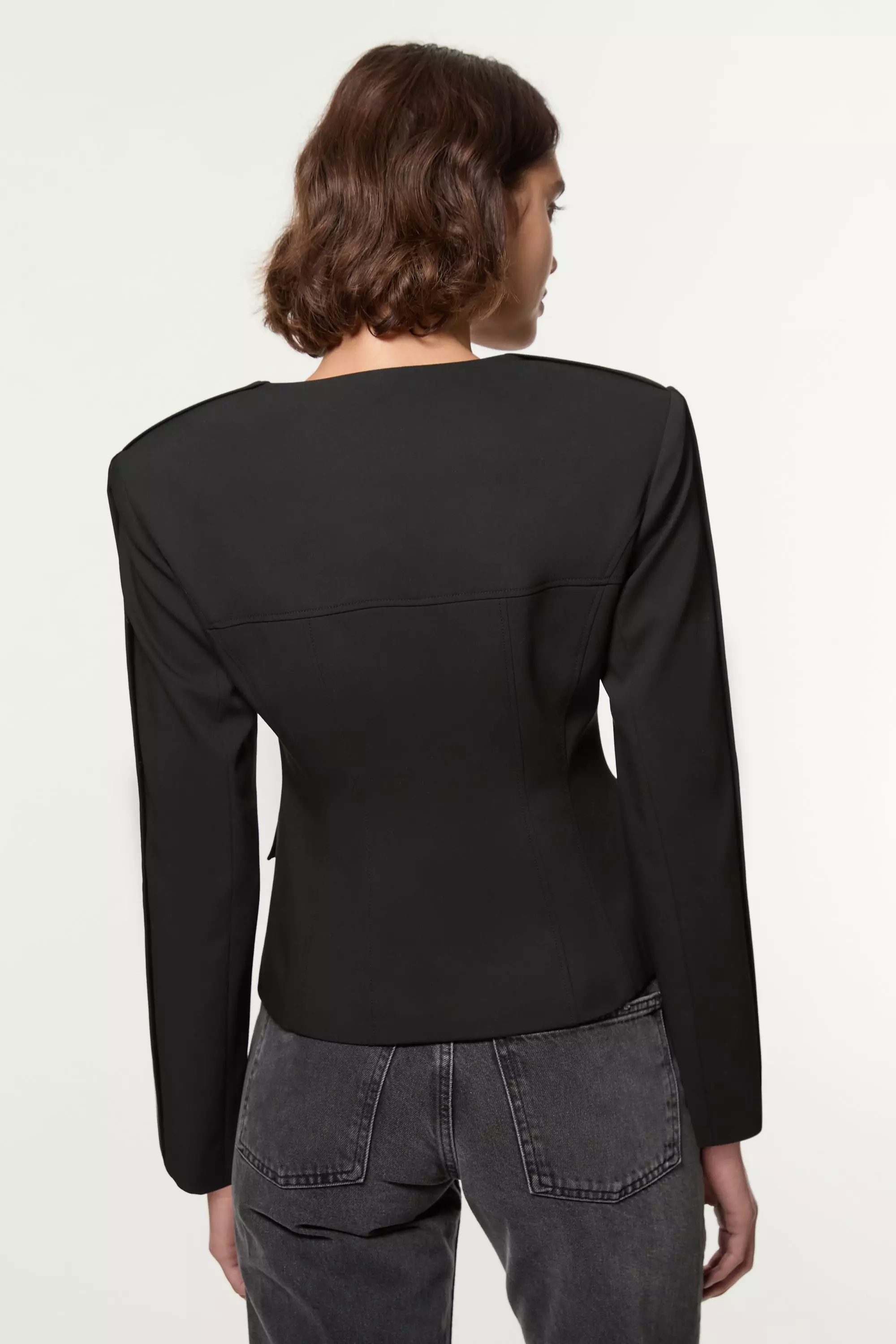 Karen millen zip tailored jacket store