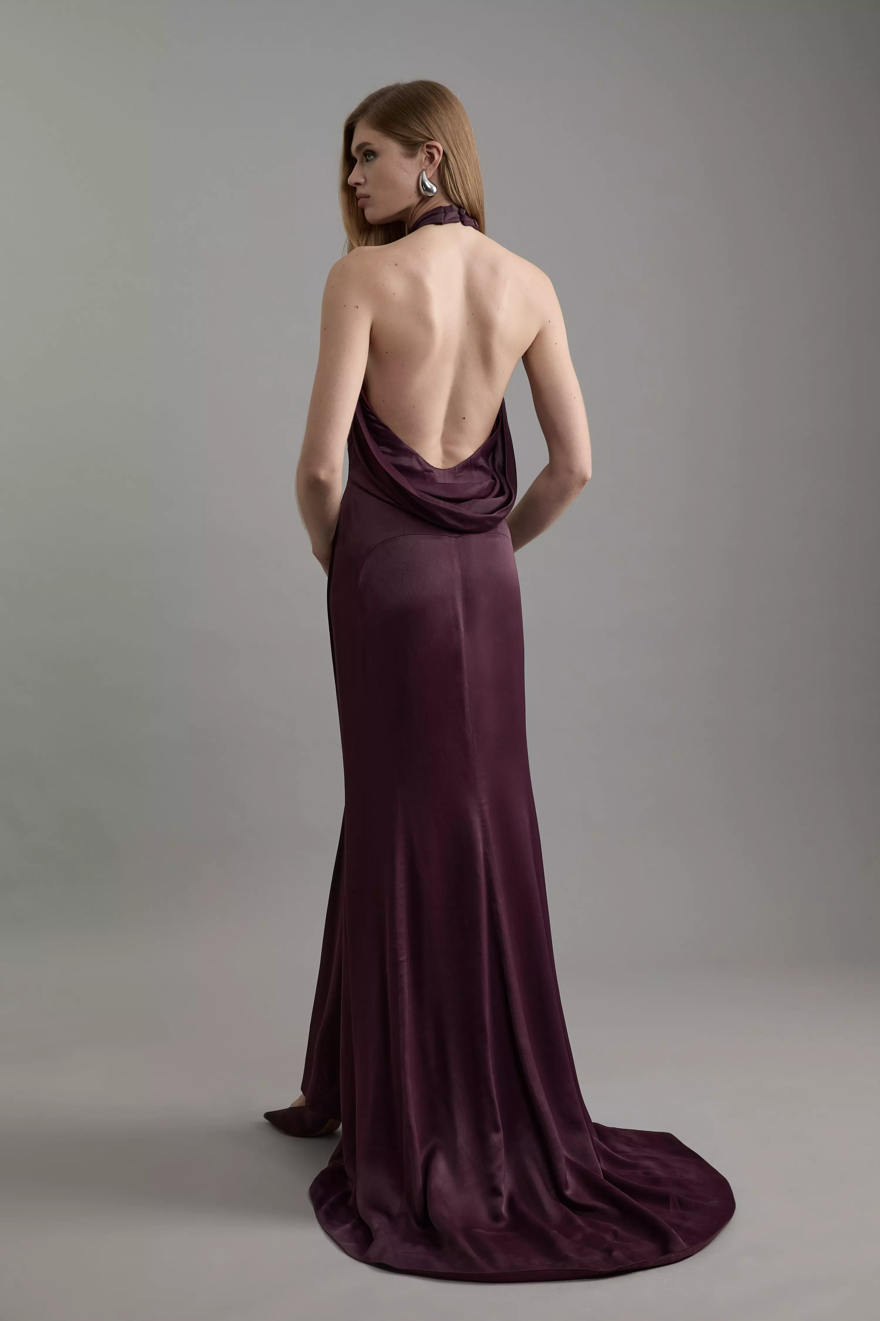 Ovlias Chic Pink Evening Dress Sleeveless Strapless with