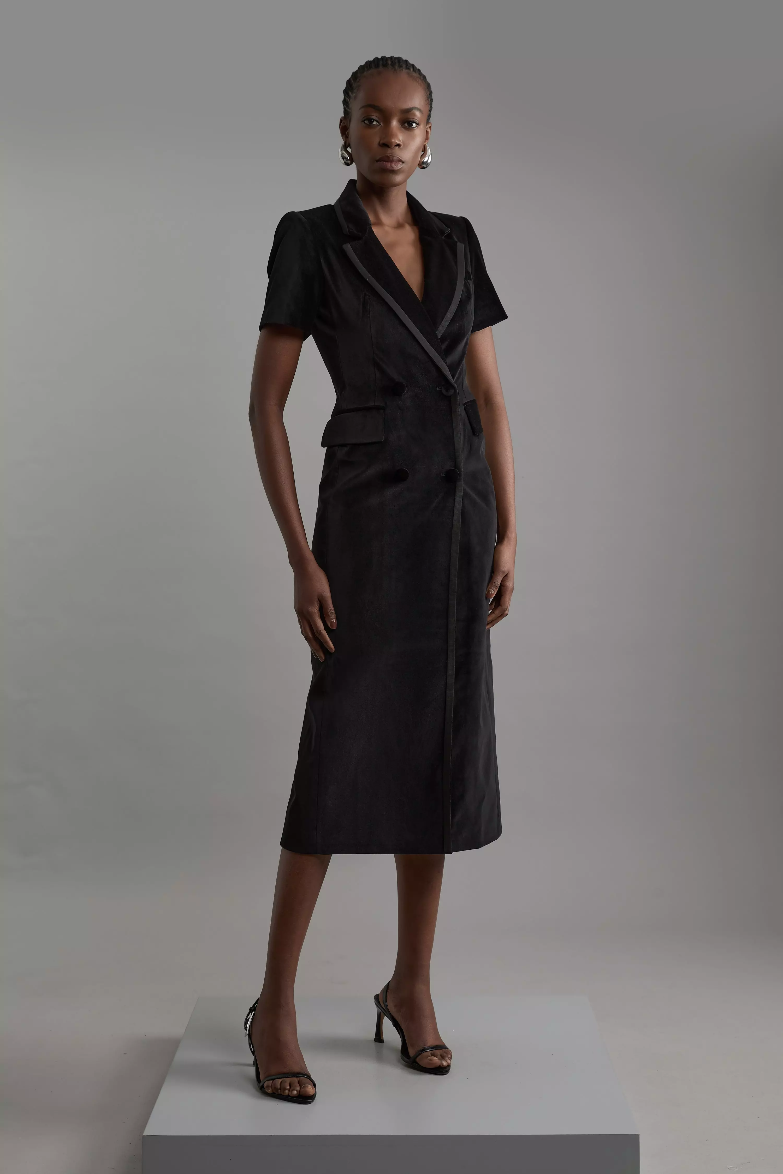 Blazer dress short hot sale