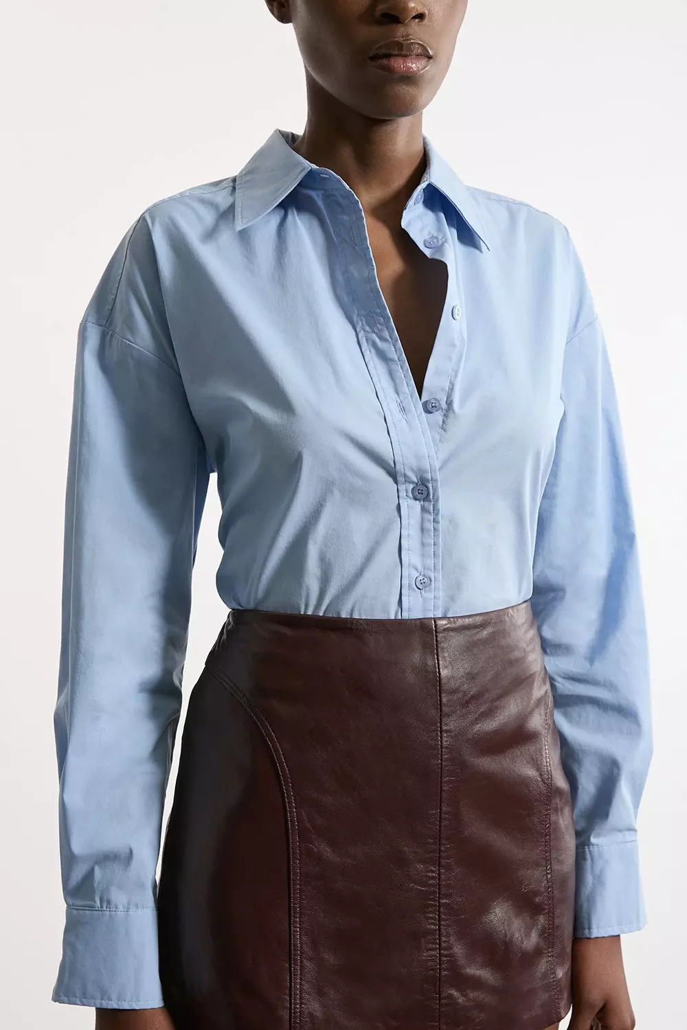 Formal Tailored Collared Shirt | Karen Millen