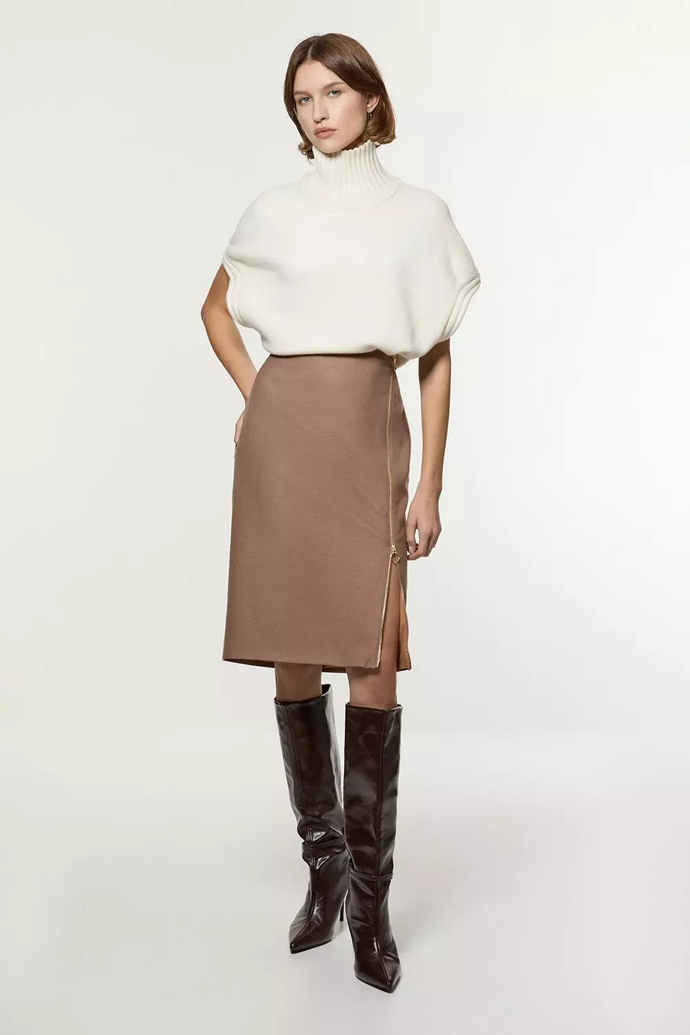 Midi pencil skirt lace sale