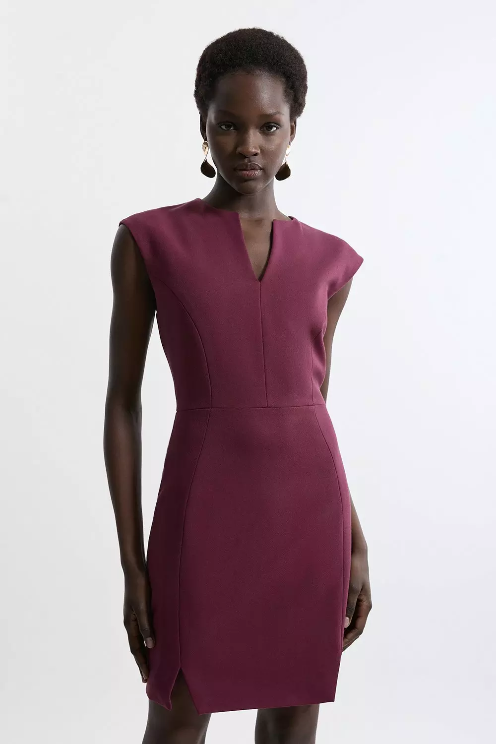 Karen millen purple dress best sale