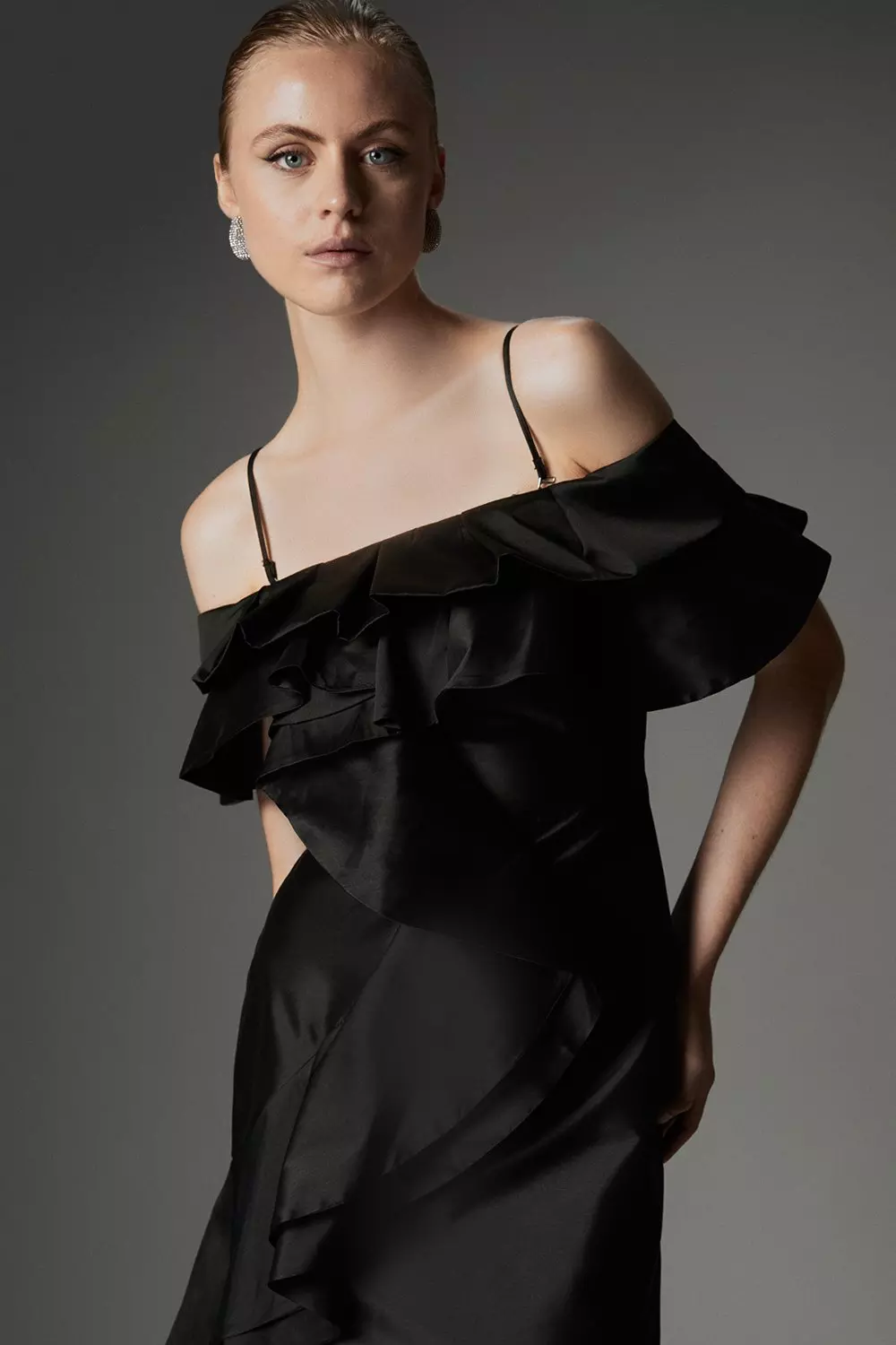 Archive Collection - Taffeta Ruffle Woven Mini Dress | Karen