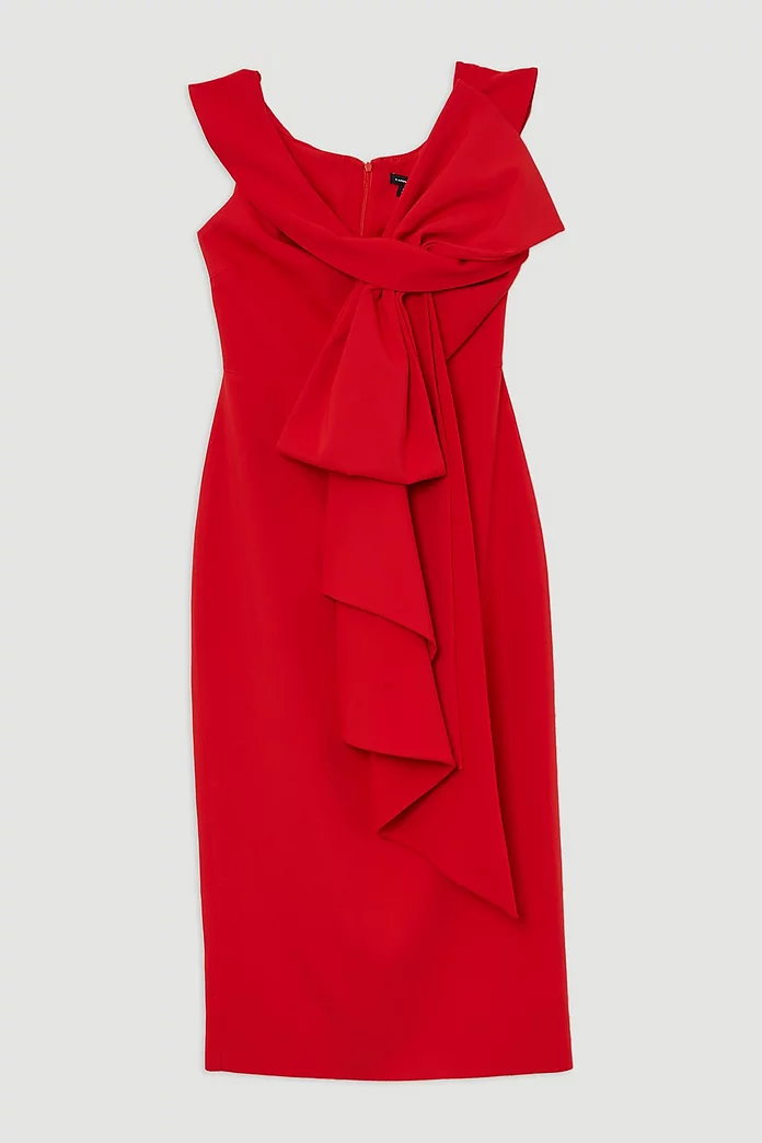 Archive Collection - Petite Bow Detail Asymmetric Off The Archive Collection - Petite Bow Detail Asymmetric Off The