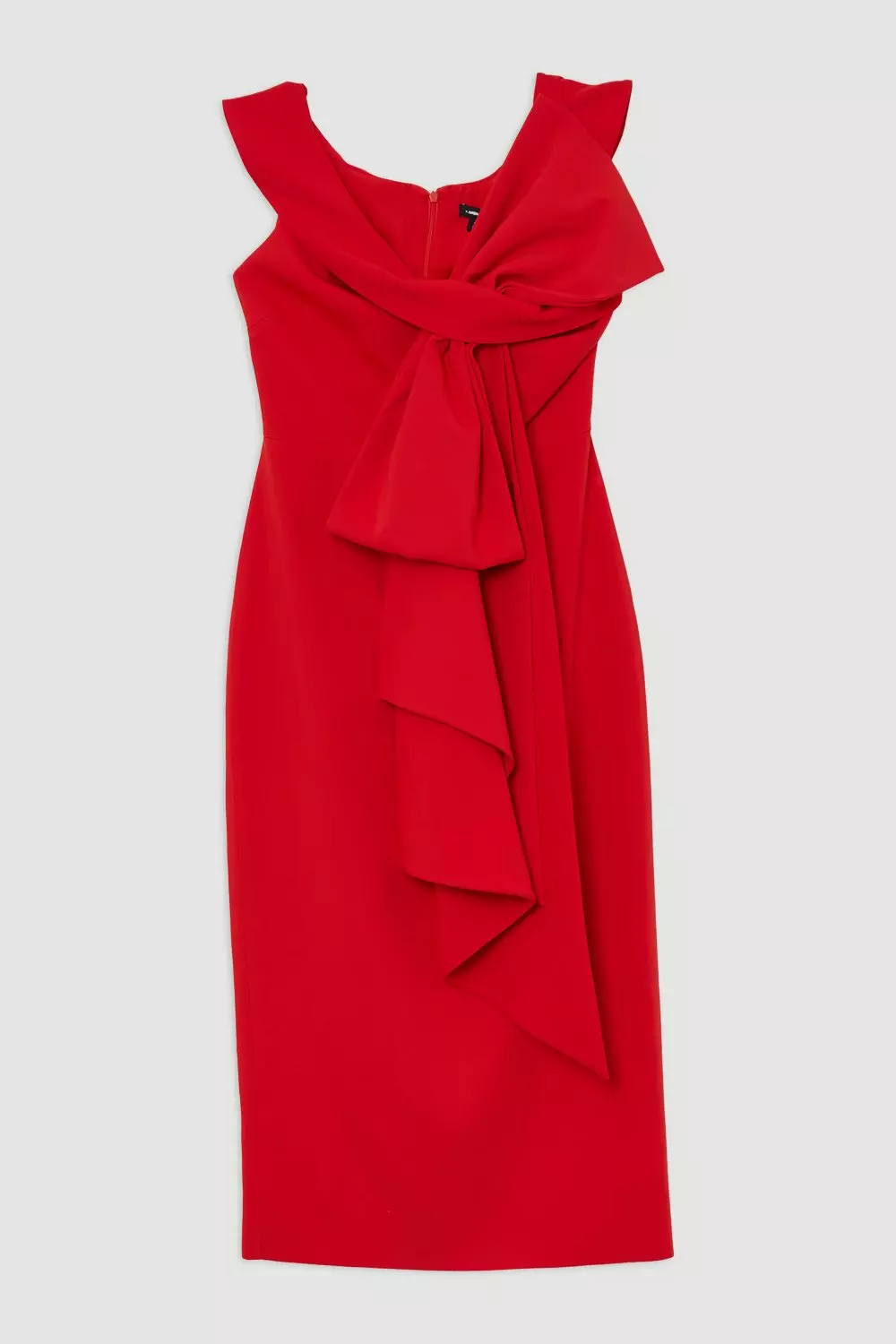 Archive Collection - Bow Detail Off The Shoulder Crepe Woven