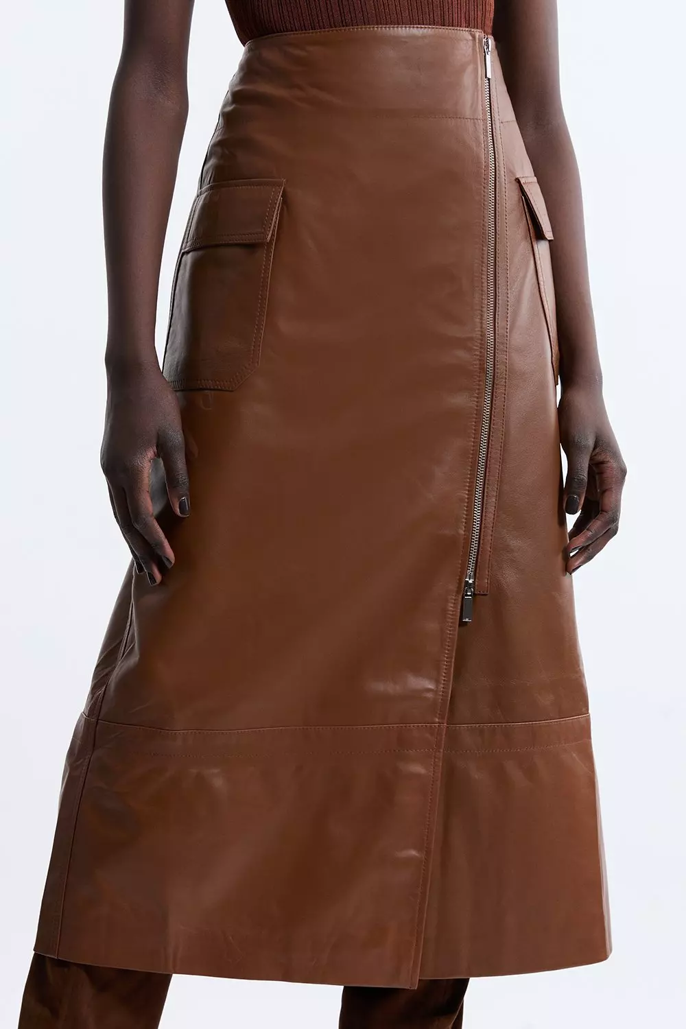 [NAAIEEN] Big Pocket Midi Skirt /追跡付 NAAIEEN] Big Pocket Midi Skirt /追跡付 Cotton Sateen Belt