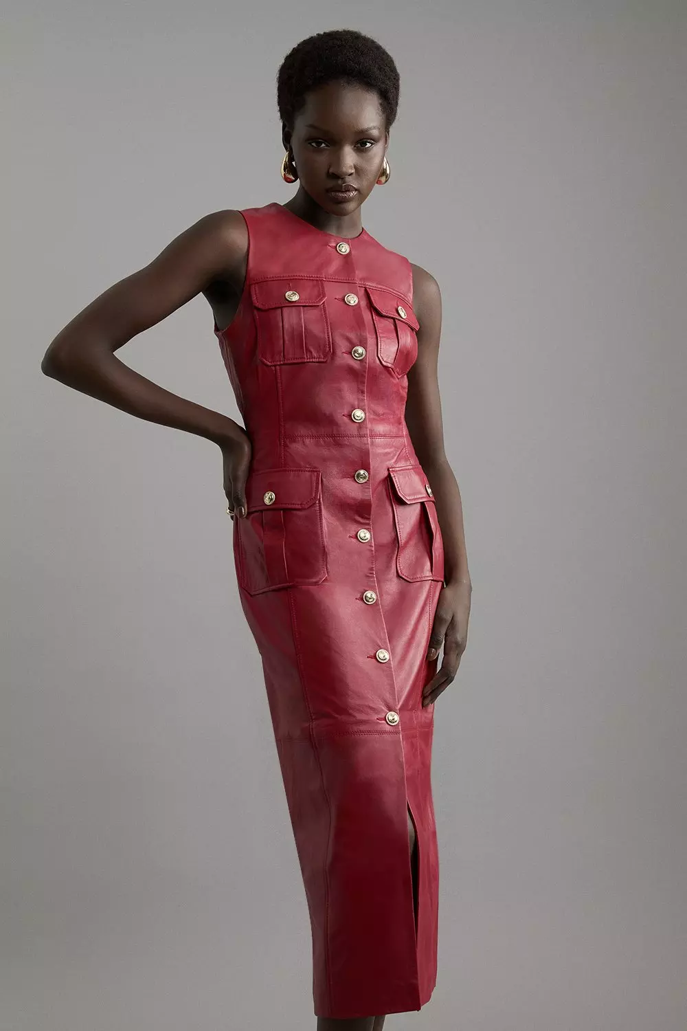 Karen millen red pencil dress hotsell