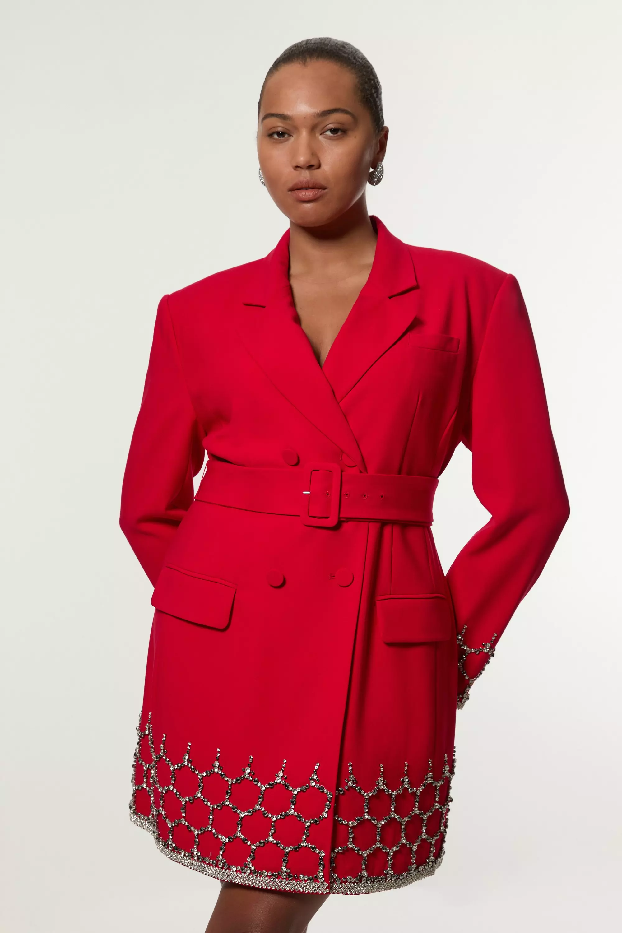 Plus size blazer dress on sale