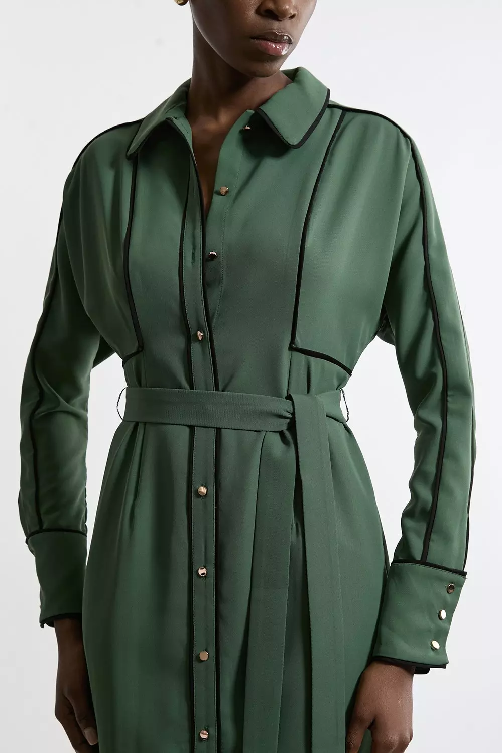 Collared Belted Midi Cargo Shirt Dress | Monsoon | M&S