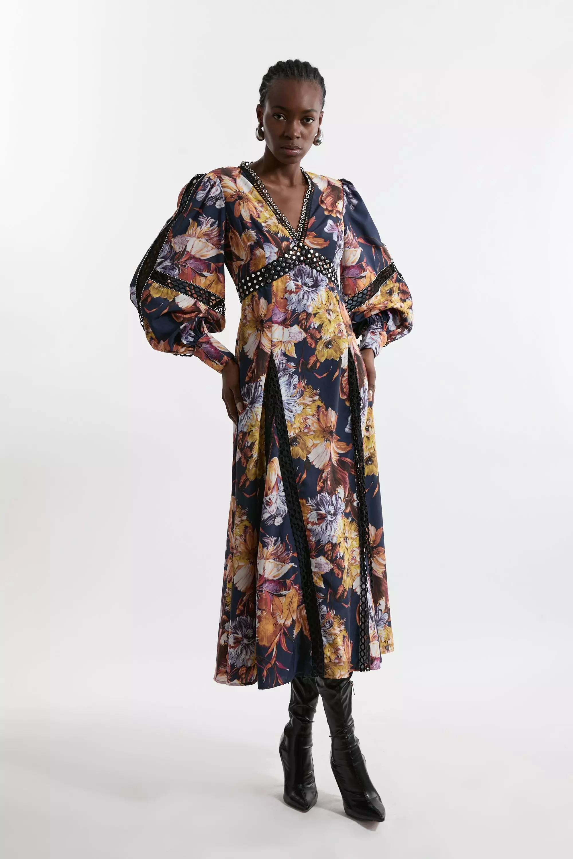 ◆KAREN MILLEN◆ ペンシルテーラードミディドレス / coral Women's Clothing & Fashion | Karen Millen US